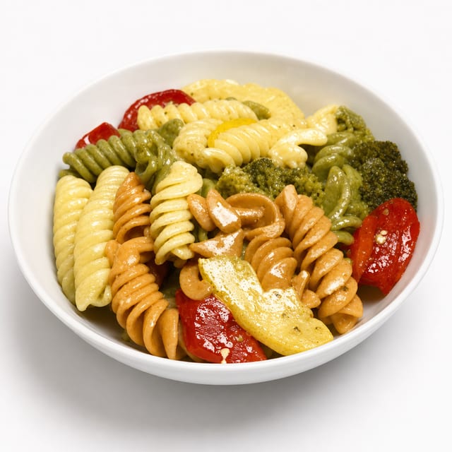 House-made Roasted Veggie Pasta Salad.