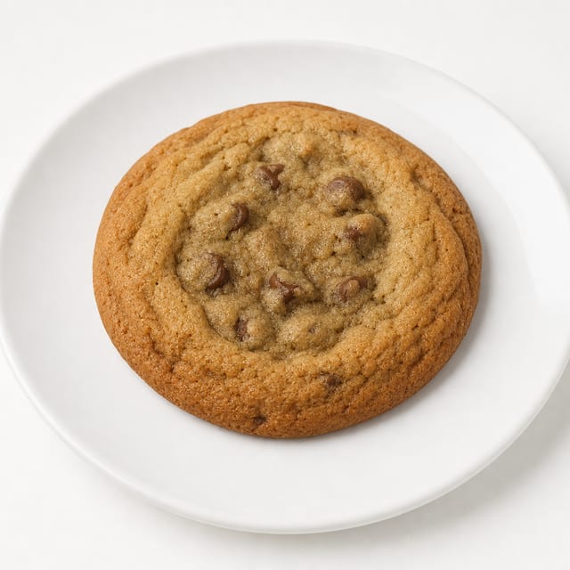 Homemade Chocolate Chip Cookie.