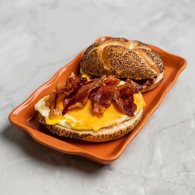 Meat, Egg & Cheese Sandwich.
